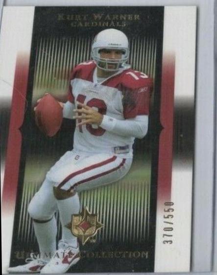 Kurt Warner #3 Football Cards 2005 Upper Deck Ultimate Collection