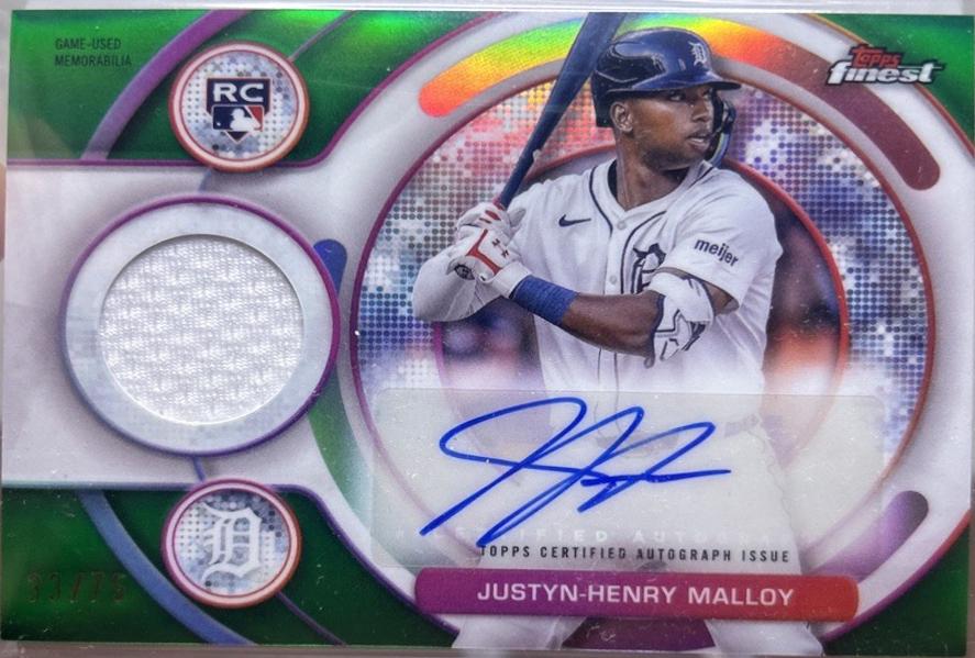 Justyn-Henry Malloy [Green Refractor] #RAJR-JM