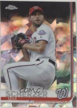 Max Scherzer #344 2019 Topps Chrome Sapphire Baseball
