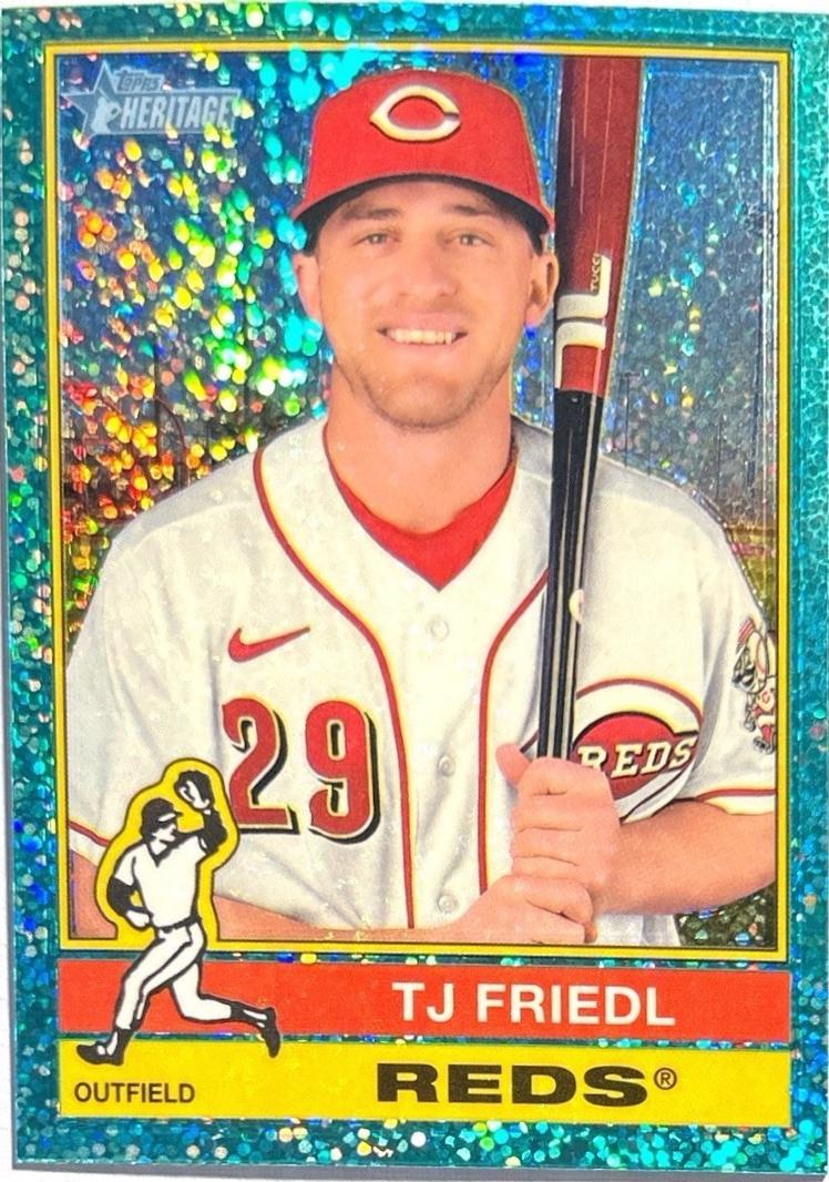 Tj Friedl [Aqua Sparkle] #491