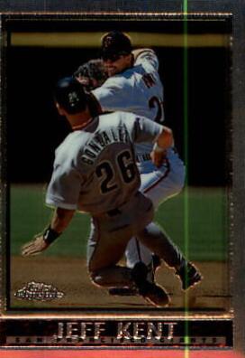 Jeff Kent #24 Baseball Cards 1998 Topps Chrome