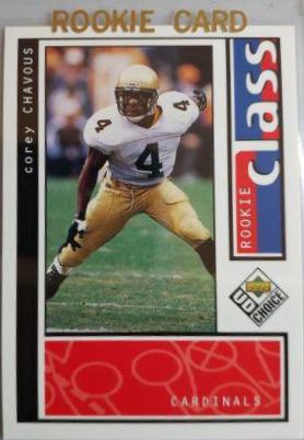 Corey Chavous #205 Football Cards 1998 Upper Deck UD Choice