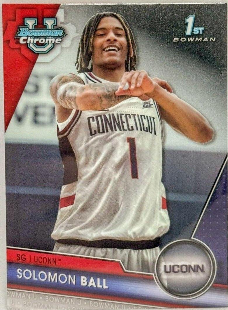 Solomon Ball #89 2023-24 Bowman University Chrome Basketball