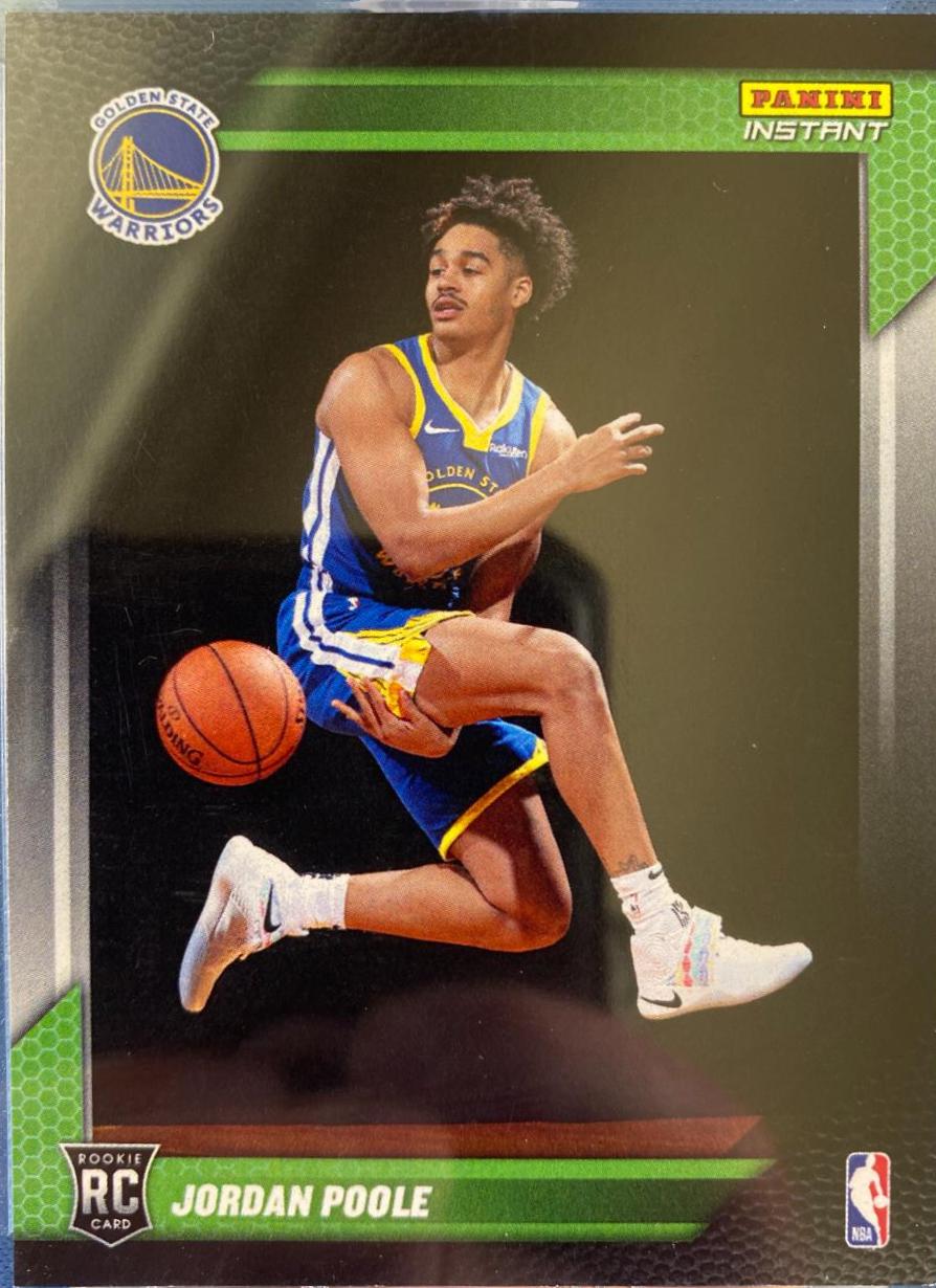 Jordan Poole #28 Basketball Cards 2019 Panini Instant
