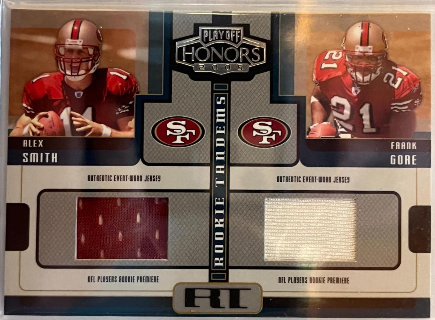 Frank Gore / Alex Smith #RT-1 Football Cards 2005 Playoff Honors Rookie Tandems