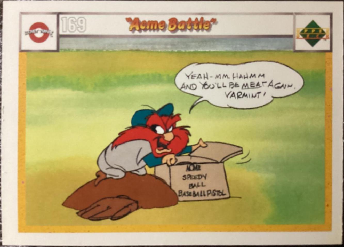 Acme Battle #169/172 Baseball Cards 1990 Upper Deck Comic Ball
