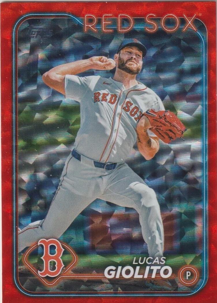 Lucas Giolito [Orange Crackle Foilboard] #US176