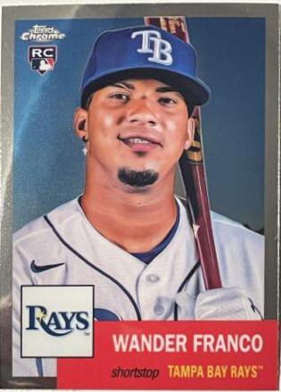 Wander Franco #35 Baseball Cards 2022 Topps Chrome Platinum Anniversary