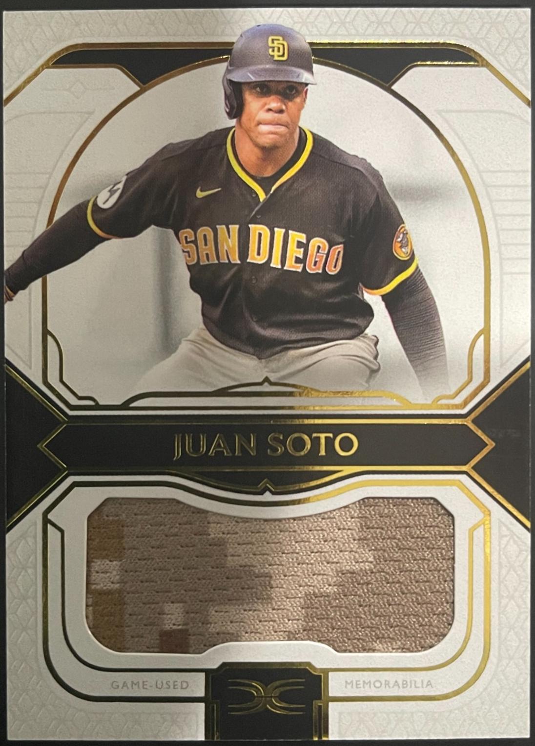Juan Soto #DJRC-JS Baseball Cards 2024 Topps Definitive Jumbo Relic Collection