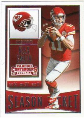 Alex Smith #4 Football Cards 2015 Panini Contenders