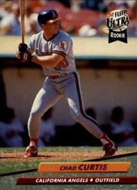Chad Curtis #323 Baseball Cards 1992 Ultra