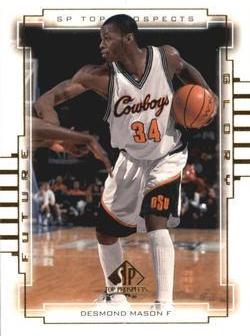Desmond Mason #F9 Basketball Cards 2000 SP Top Prospects Future Glory