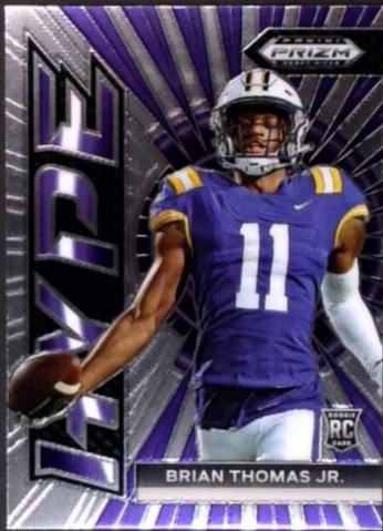 Brian Thomas Jr. #HP-BTJ Football Cards 2024 Panini Prizm Draft Picks Hype