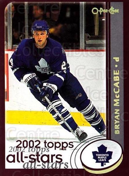 Bryan McCabe #322 2002-03 O-Pee-Chee Hockey