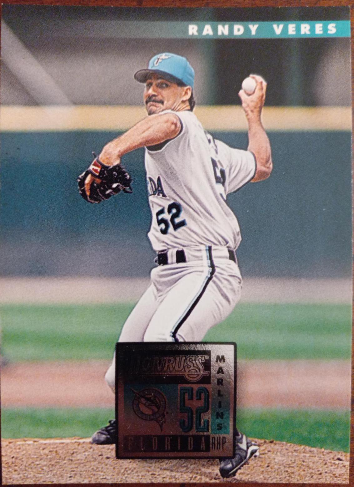 Randy Veres #15 Baseball Cards 1996 Panini Donruss