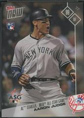 Aaron Judge #AS-14 Baseball Cards 2017 Topps Now American League All Star Team Prices