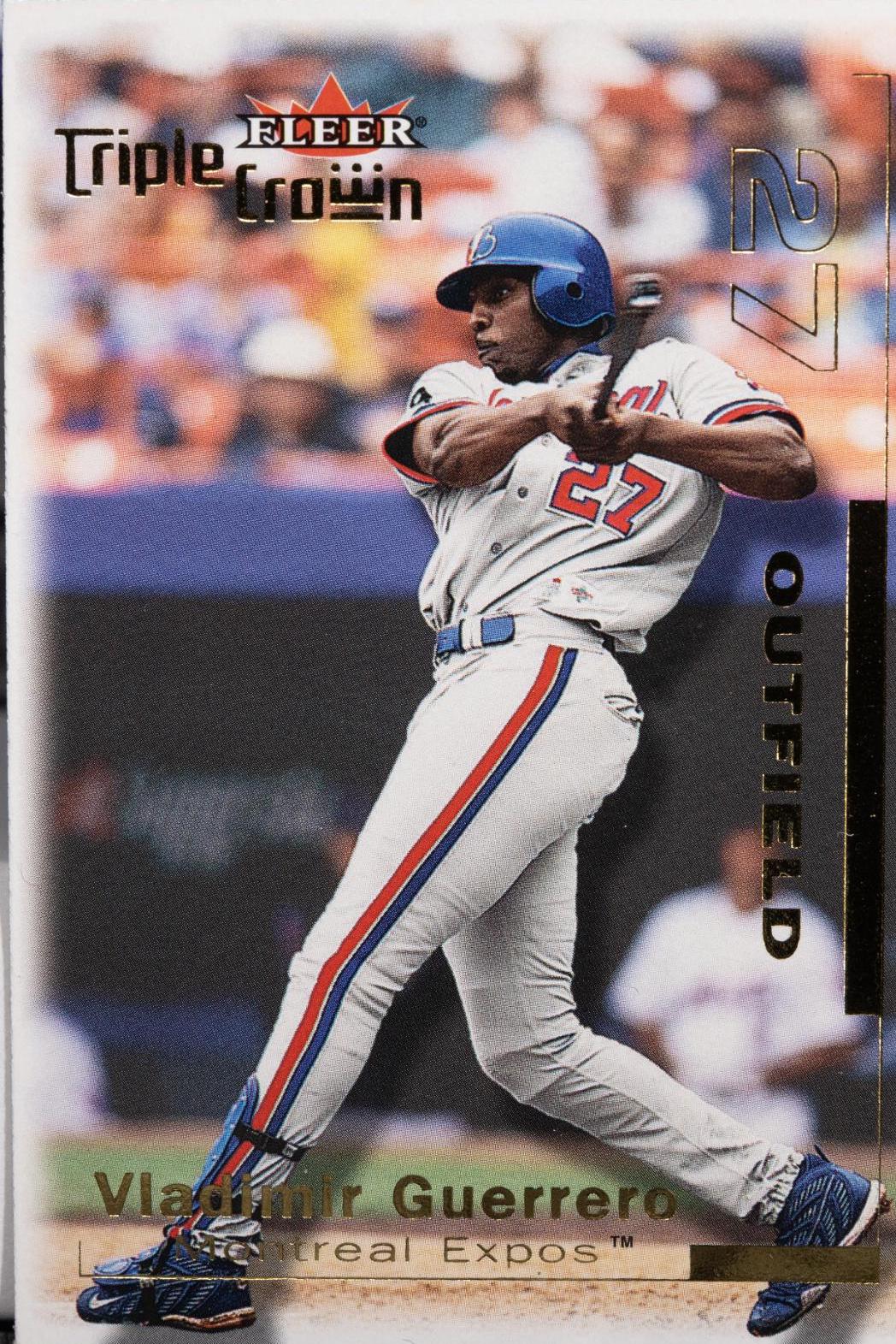 Vladimir Guerrero #2 Baseball Cards 2001 Fleer Triple Crown