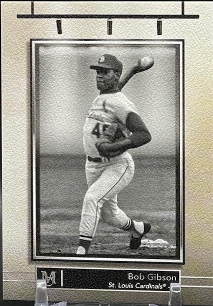 Bob Gibson #PV-3 Baseball Cards 2024 Topps Museum Collection Private Viewing