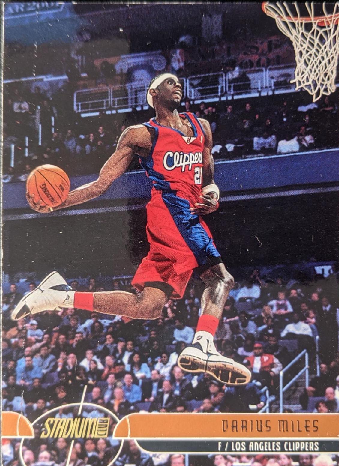 Darius Miles #69 Basketball Cards 2001 Stadium Club