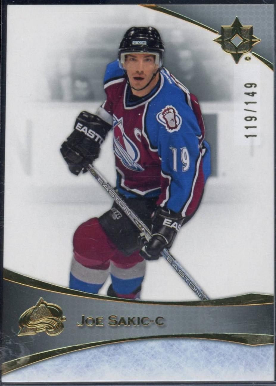 Joe Sakic #85 2022-23 Upper Deck Ultimate Collection Hockey