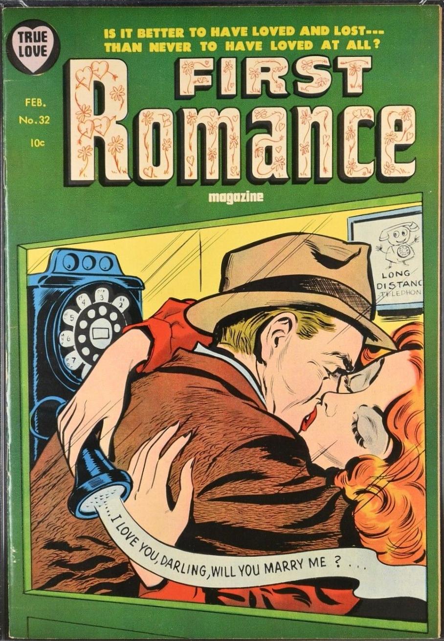 First Romance Magazine #32 (1955) Comic Books First Romance Magazine
