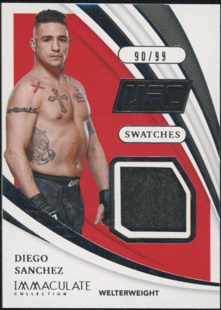 Diego Sanchez #S-DSH Ufc Cards 2021 Panini Immaculate UFC Swatches