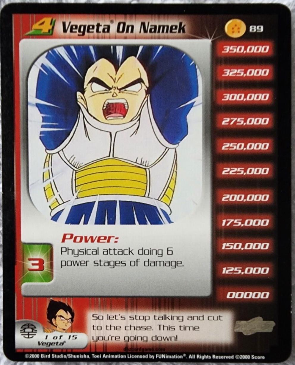 Vegeta On Namek 89 Dragon Ball Z Frieza Saga