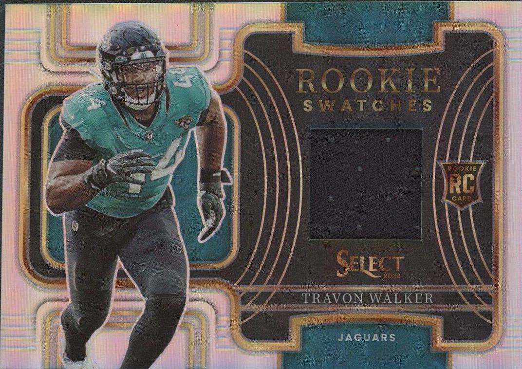 Travon Walker #RSW-14 Football Cards 2022 Panini Select Rookie Swatches