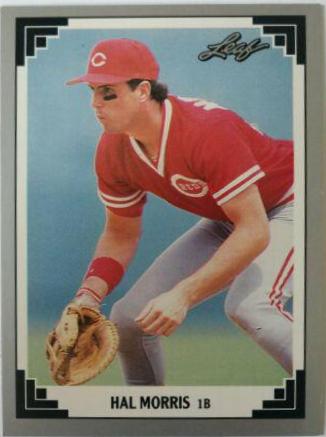 Hal Morris #51 Baseball Cards 1991 Leaf
