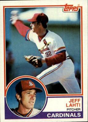 Jeff Lahti #284 Baseball Cards 1983 Topps