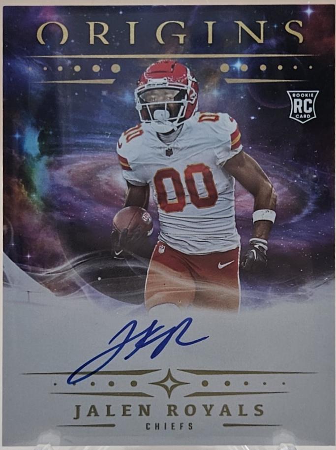 Jalen Royals #34 2025 Panini Origins Football Rookie Autographs