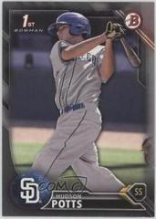 Hudson Potts [Silver Border] #BD-52 Baseball Cards 2016 Bowman Draft Prices