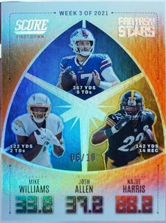 Mike Williams, Josh Allen, Najee Harris