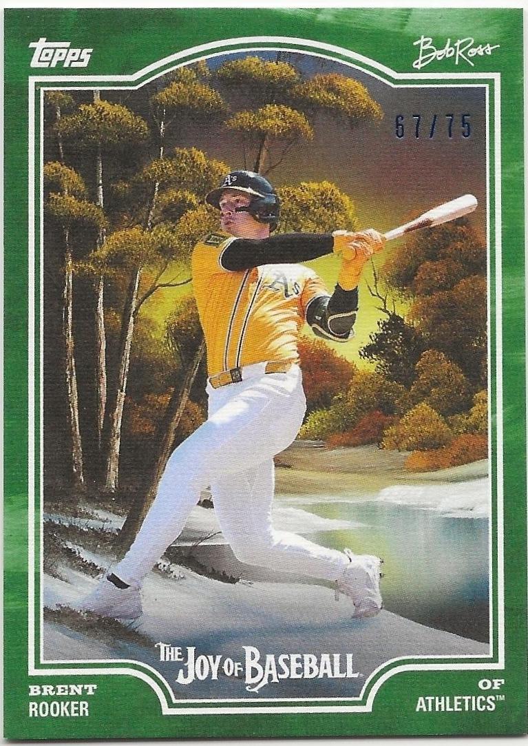 Brent Rooker [Sap Green] 42 Prices 2025 Topps X Bob