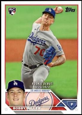 Bobby Miller #US40 Baseball Cards 2023 Topps Update
