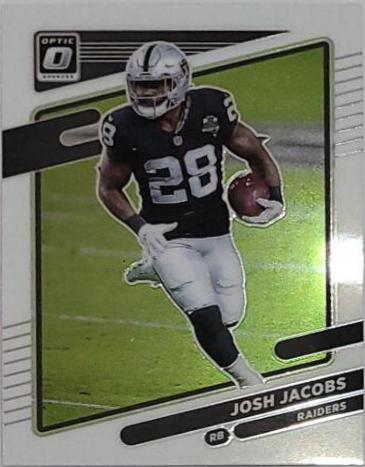 Josh Jacobs #42 Football Cards 2021 Panini Donruss Optic