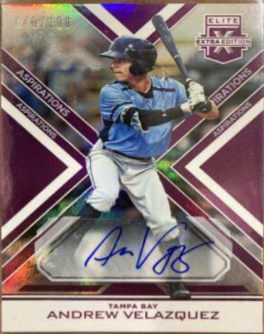 Andrew Velazquez [Autograph Aspirations Purple] #117