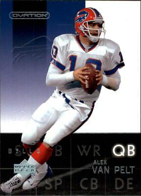 Alex Van Pelt #8 Football Cards 2002 Upper Deck Ovation