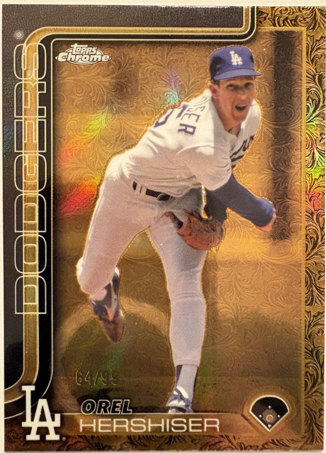 Orel Hershiser #185 2025 Topps Gilded Collection Baseball