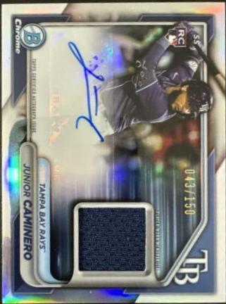 Junior Caminero [Orange Refractor] #BCAR-JC
