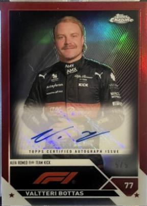Valtteri Bottas [Red Refractor] #CAC-VB