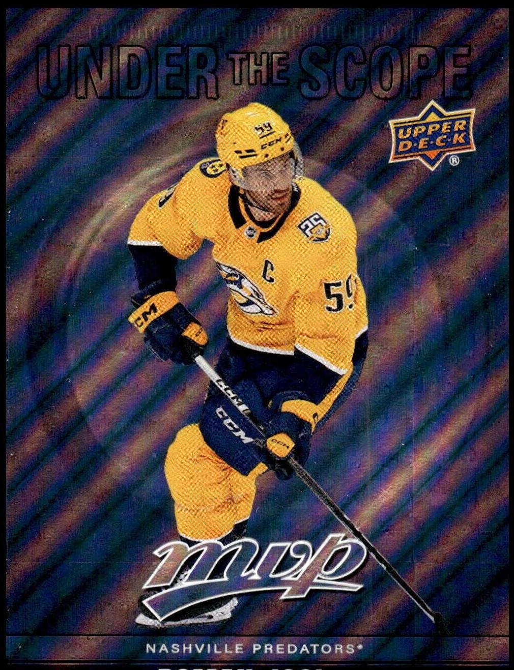 Roman Josi #US-3 Hockey Cards 2024 Upper Deck MVP Under the Scope