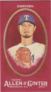 Yu Darvish #39 2017 Topps Allen & Ginter Baseball