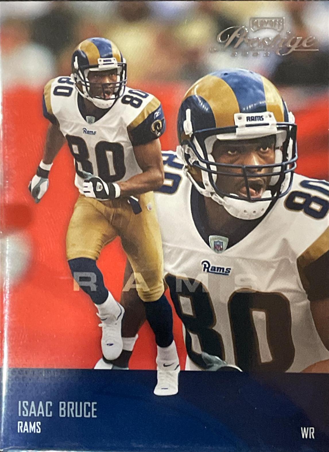 Isaac Bruce #131 Football Cards 2002 Playoff Prestige