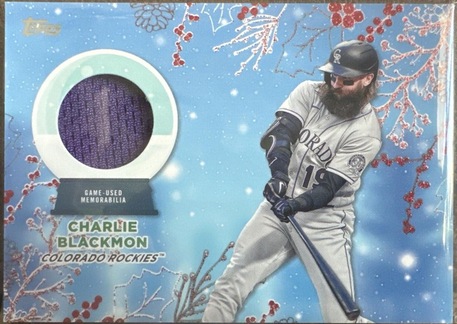 Charlie Blackmon [Red] #RC-CB