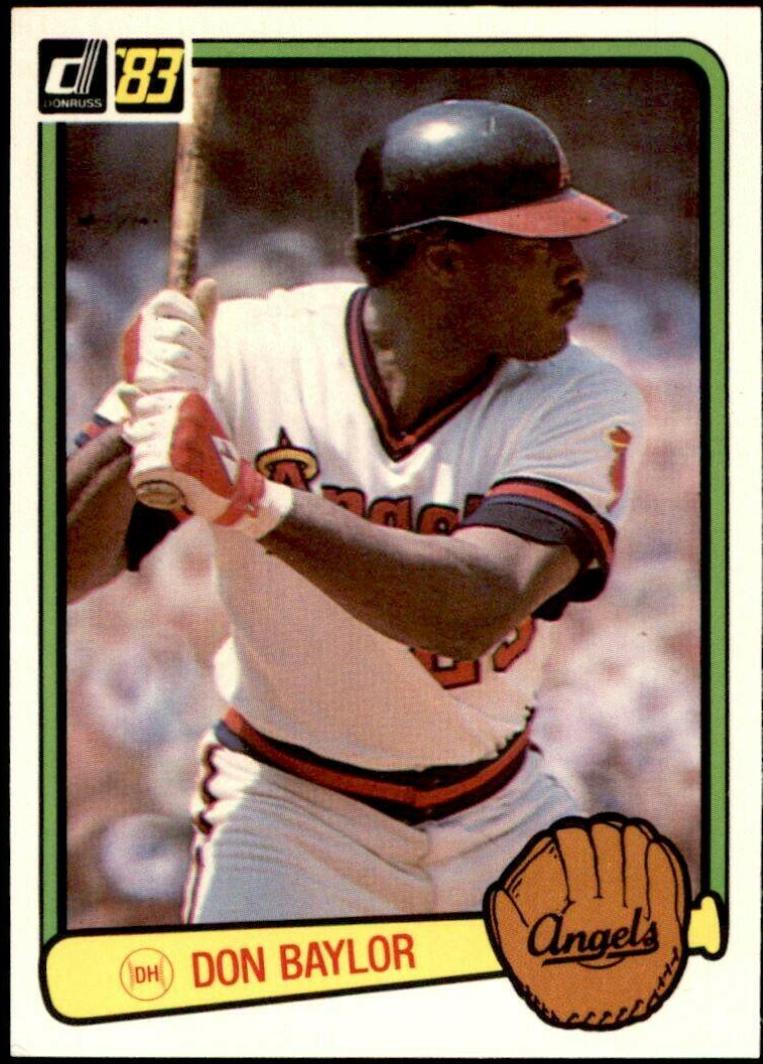 Don Baylor #493 Baseball Cards 1983 Donruss