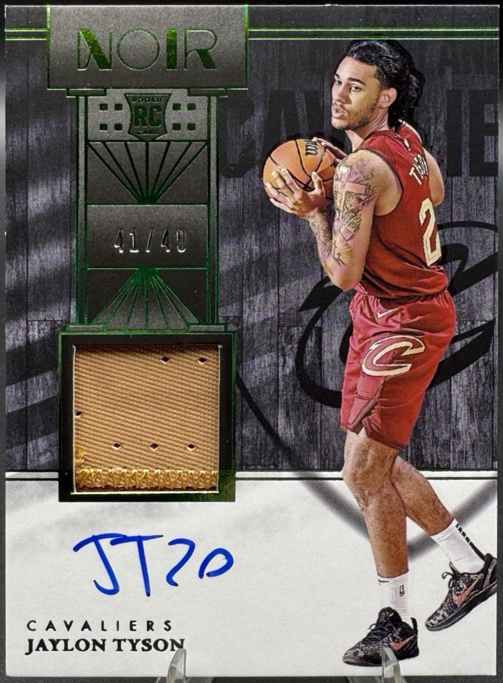 Jaylon Tyson #363 2024-25 Panini Noir Basketball