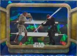 Obi-Wan Kenobi's Ferocious Fight #88 Star Wars 2024 Topps Chrome Sapphire