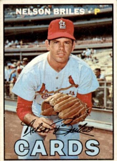 Nelson Briles #404 1967 Topps Baseball