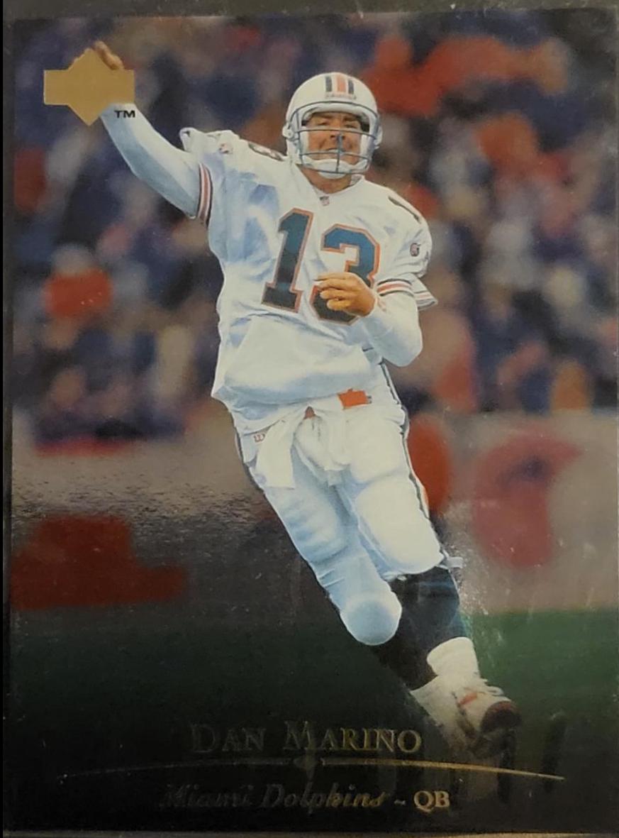 Dan Marino #DM13 Football Cards 1996 Upper Deck Silver Marino